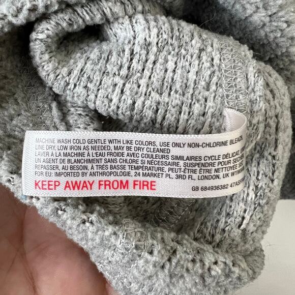 Anthropologie Saturday Sunday Whimbrel Cape Poncho Size Small - Picture 11 of 11